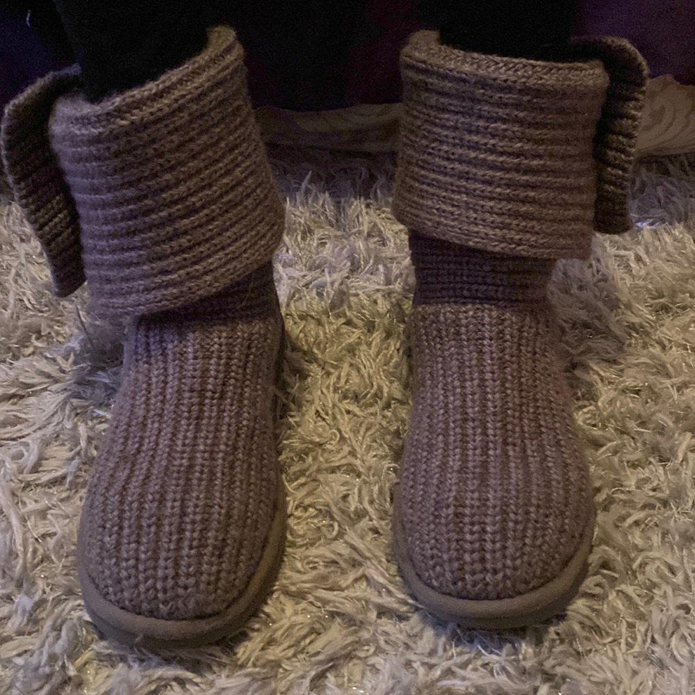 Kids grey UGG boots